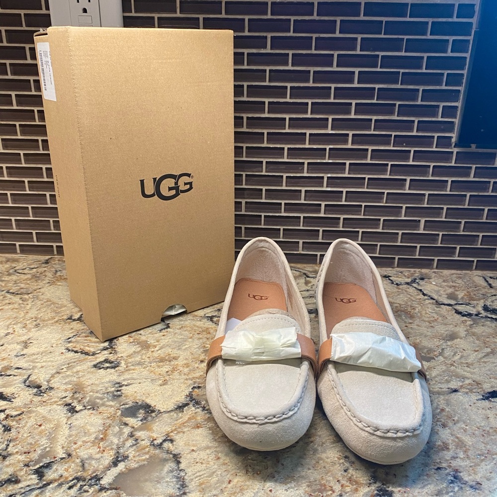 UGG Aven suede buckle slip on